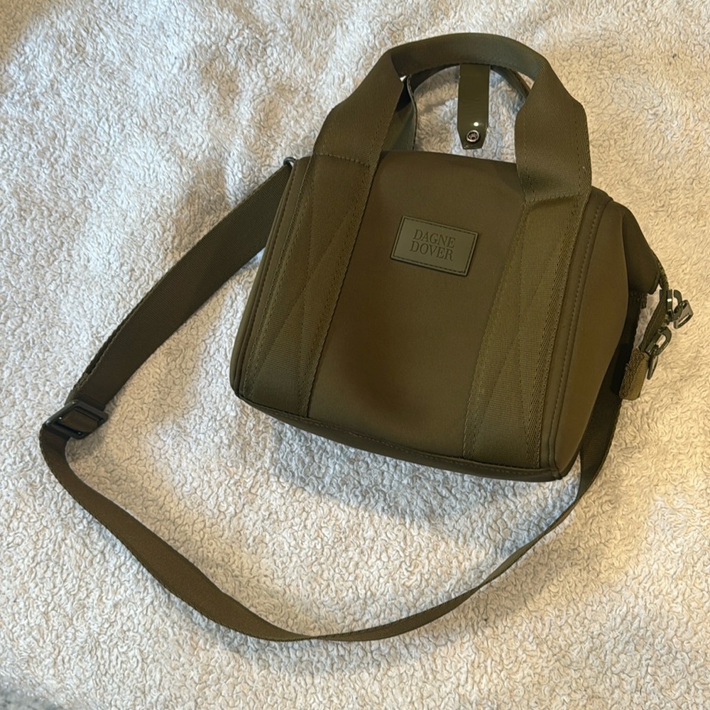 Olive green dagne Dover Landon bag XS